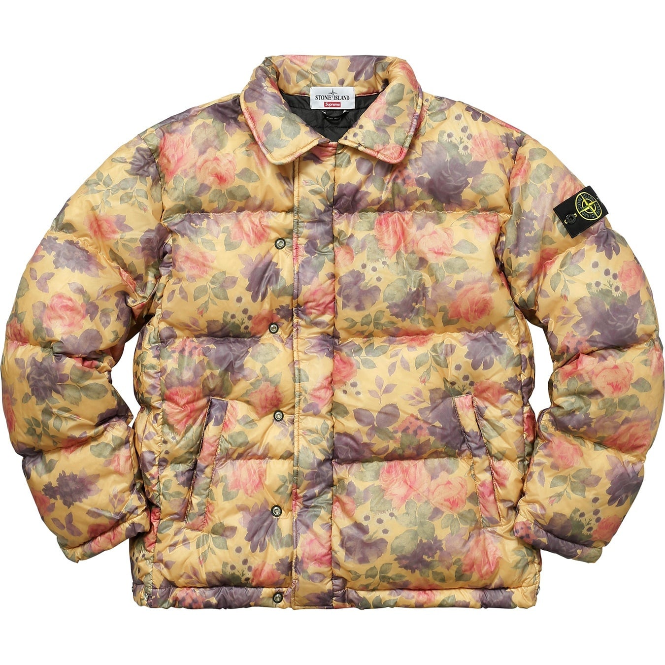 Supreme®/Stone Island® Lamy Cover Stampato Puffy Jacket view 3
